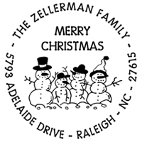 PSA Essentials - Custom Holiday Stamper (Snow Family)